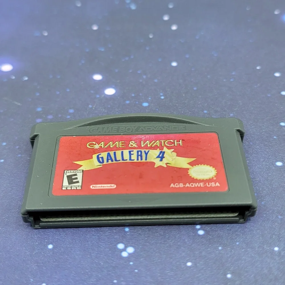 Nintendo Game Boy Advance Game & Watch Gallery 4 AGB-AQWE-USA GBA Cartridge